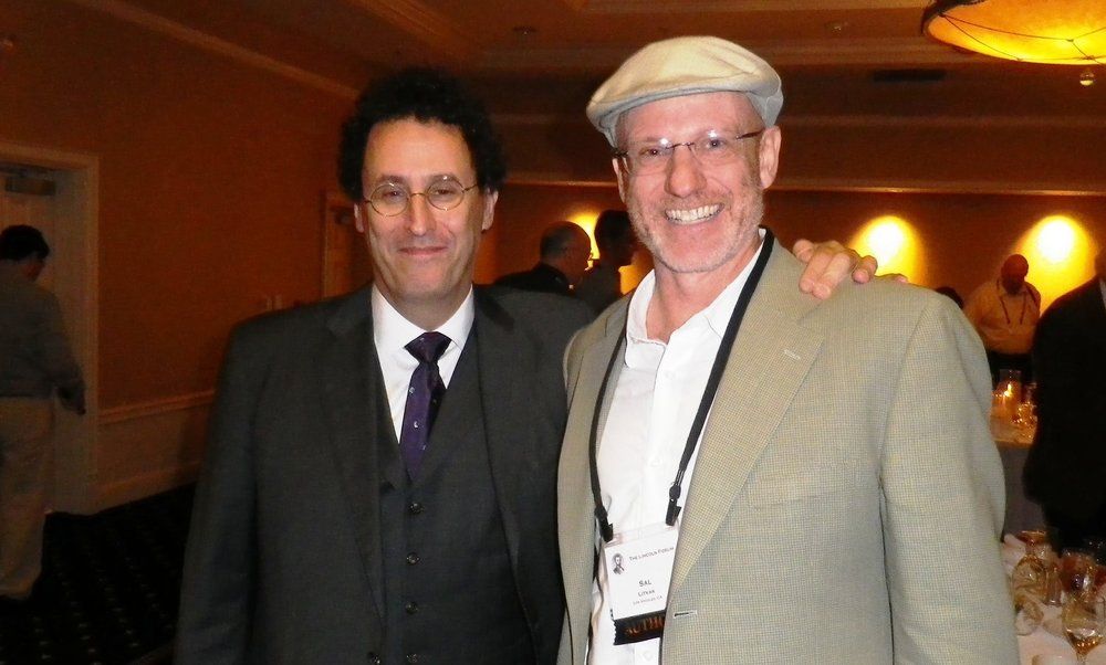  The author and Tony Kushner at the 150th Anniversary of the Gettysburg Address. 